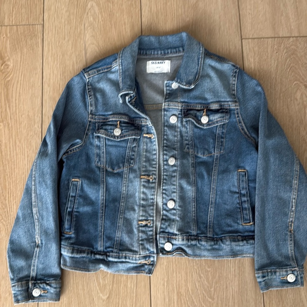 Old Navy Kids Large Dark Denim Jacket